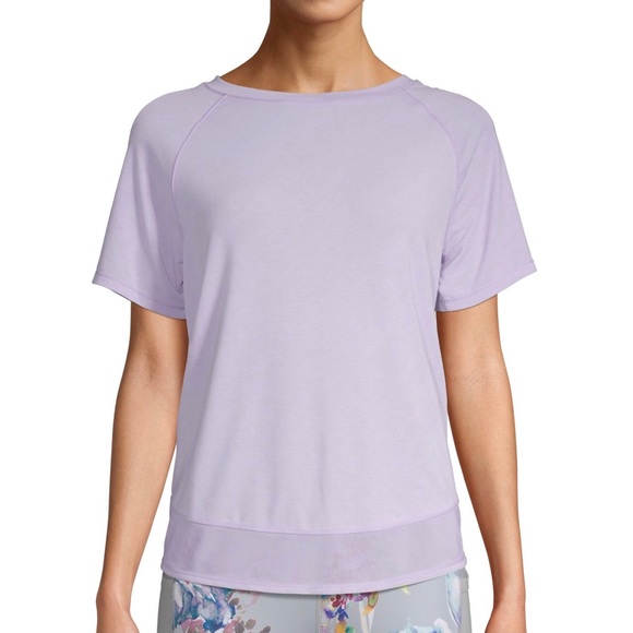 Athleisure Short Sleeve T-Shirt, Lilac - Picture 3 of 8